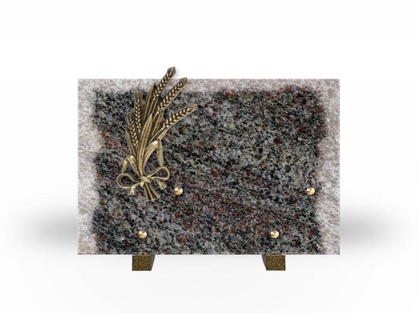 Plaque Granit Rectangle symbolique