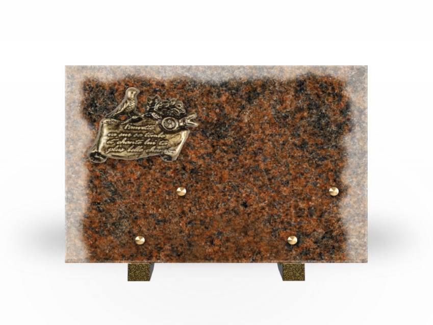 Plaque Granit Rectangle symbolique