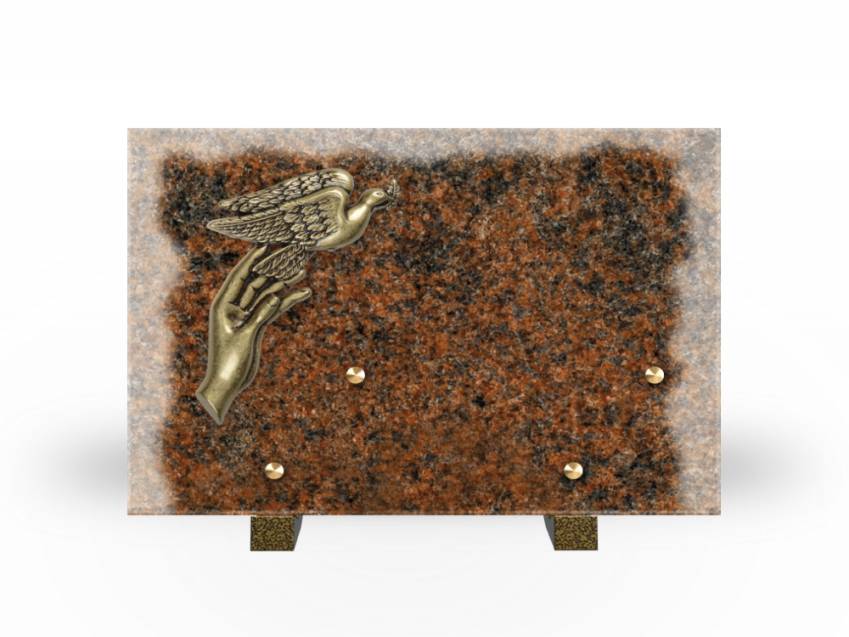 Plaque Granit Rectangle symbolique