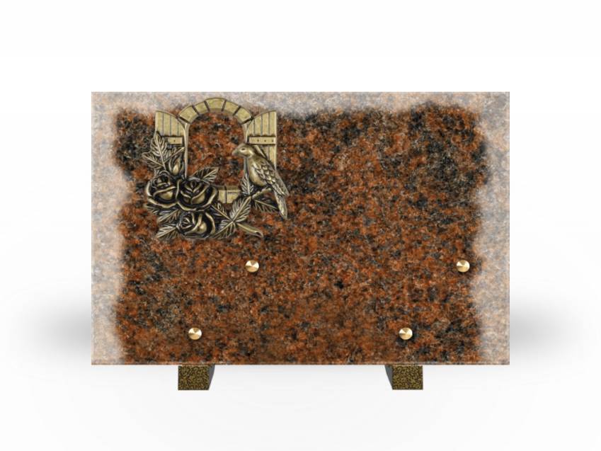 Plaque Granit Rectangle symbolique