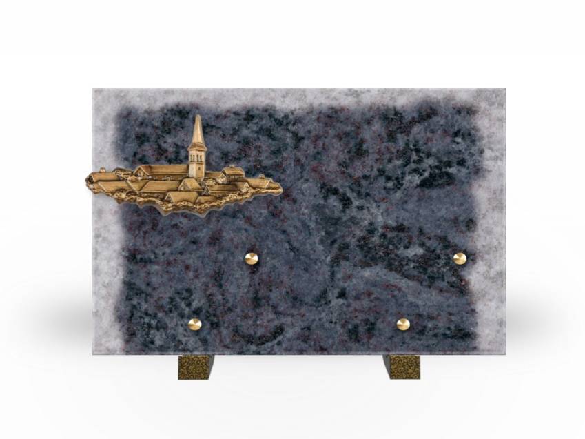 Plaque Granit Rectangle symbolique