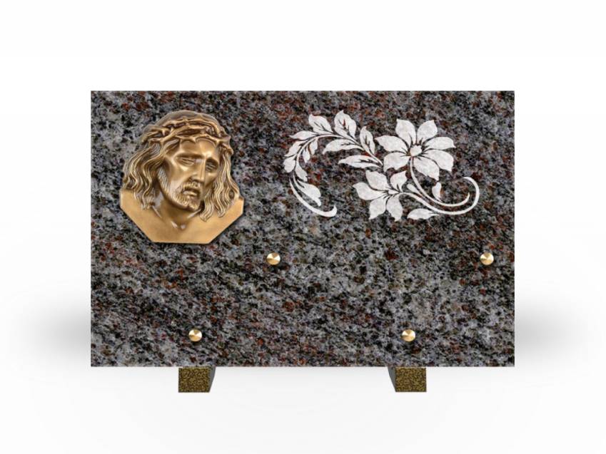 Symbolic Rectangle Granite Plaque.