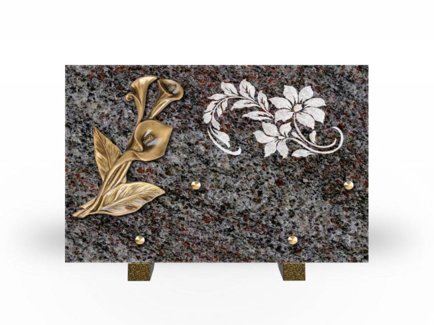 Symbolic Rectangle Granite Plaque.