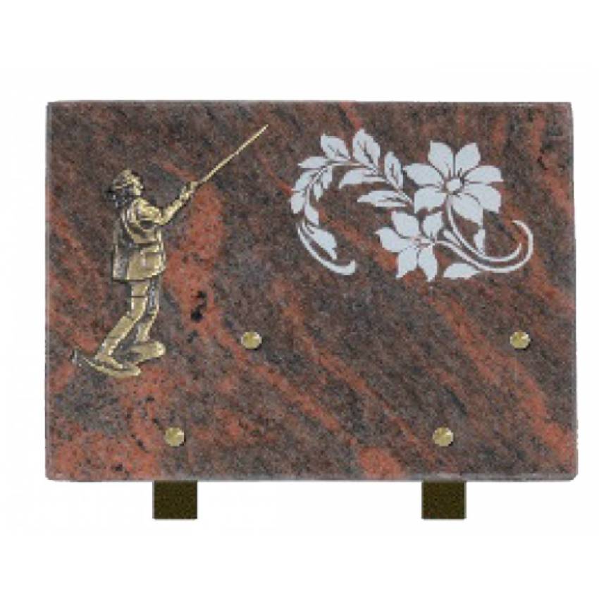 Symbolic Rectangle Granite Plaque.