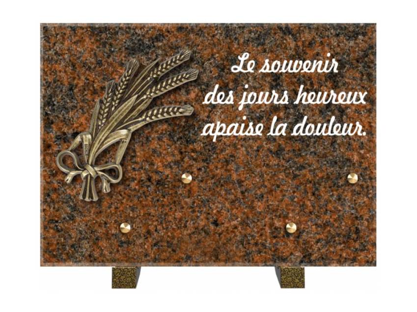 Granite Rectangle Aesthetic Plaque.