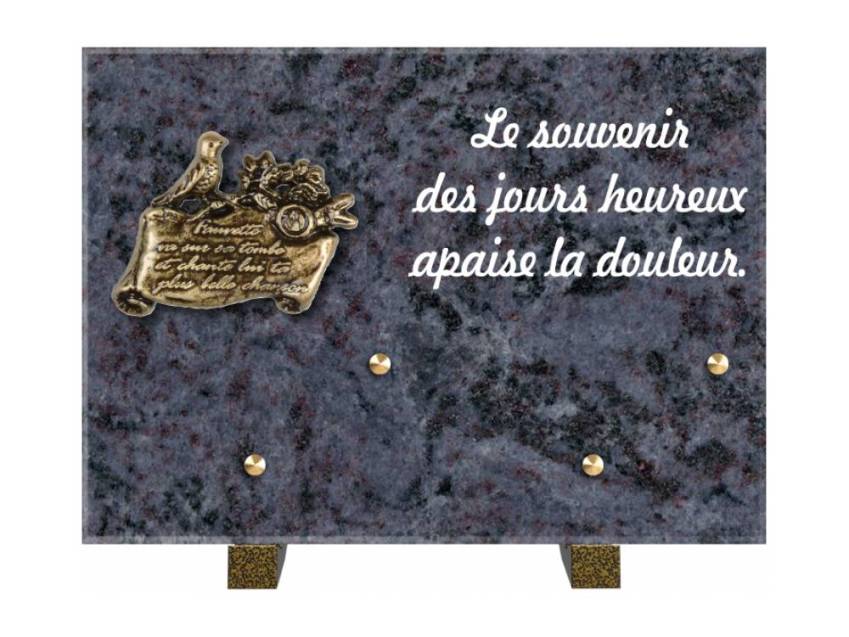 Granite Rectangle Aesthetic Plaque.