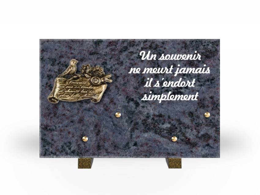 Granite Rectangle Aesthetic Plaque.