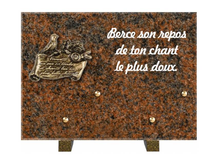 Granite Rectangle Aesthetic Plaque.