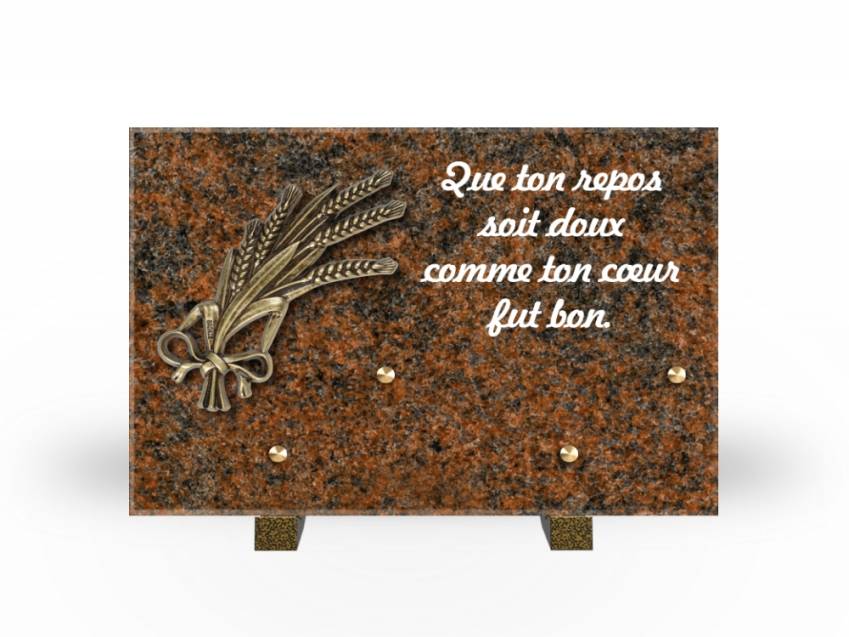 Granite Rectangle Aesthetic Plaque.