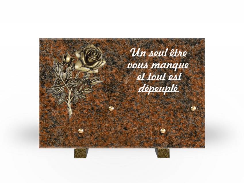 Granite Rectangle Aesthetic Plaque.