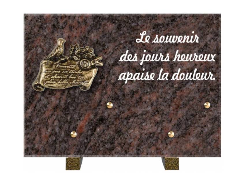 Granite Rectangle Aesthetic Plaque.