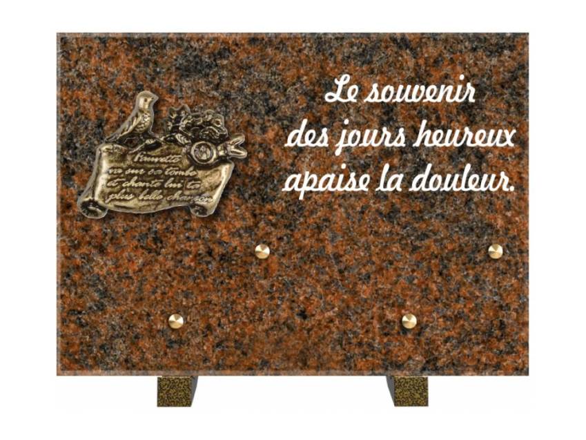 Granite Rectangle Aesthetic Plaque.