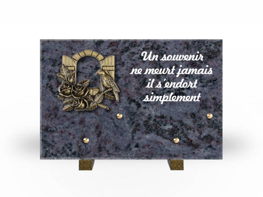 Granite Rectangle Aesthetic Plaque.