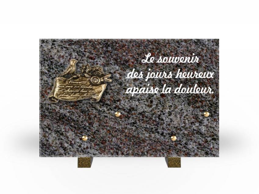 Granite Rectangle Aesthetic Plaque.