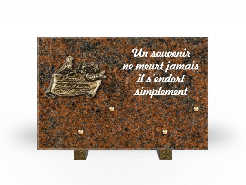 Granite Rectangle Aesthetic Plaque.