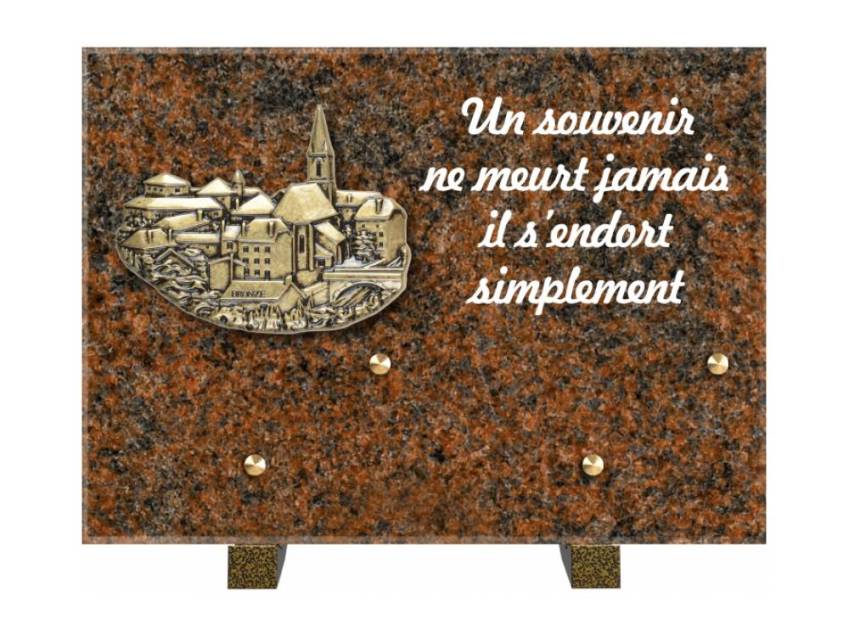 Granite Rectangle Aesthetic Plaque.