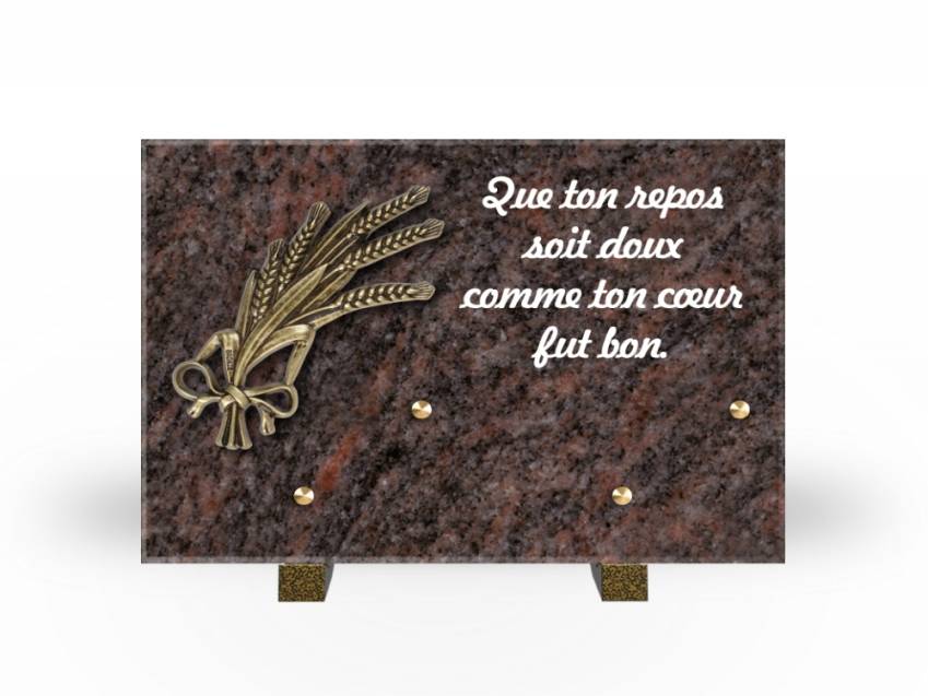 Granite Rectangle Aesthetic Plaque.