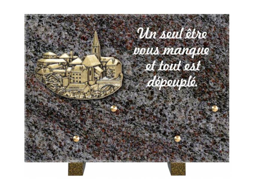 Granite Rectangle Aesthetic Plaque.