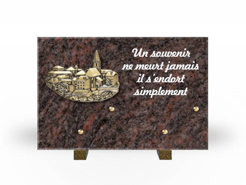 Granite Rectangle Aesthetic Plaque.