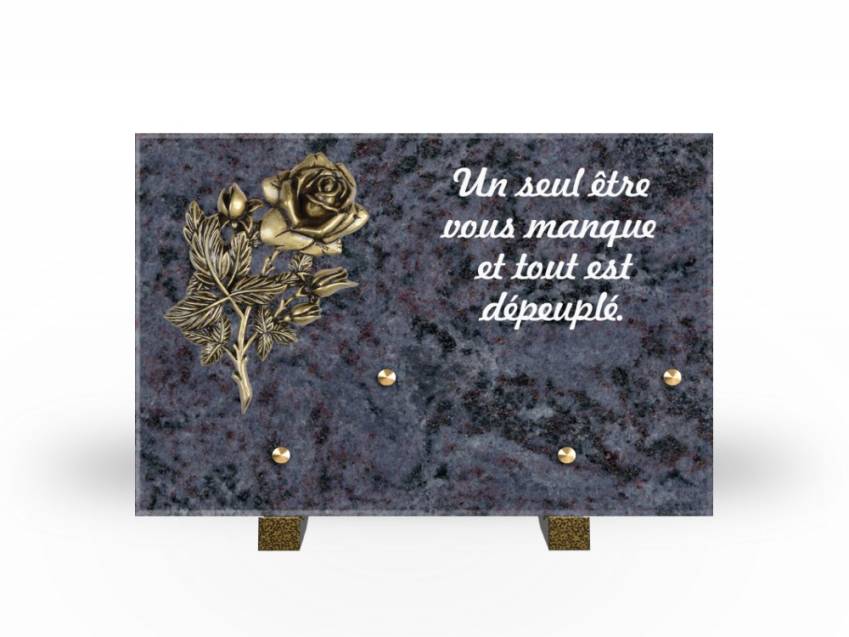 Granite Rectangle Aesthetic Plaque.