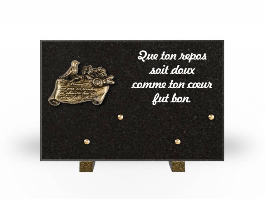 Granite Rectangle Aesthetic Plaque.