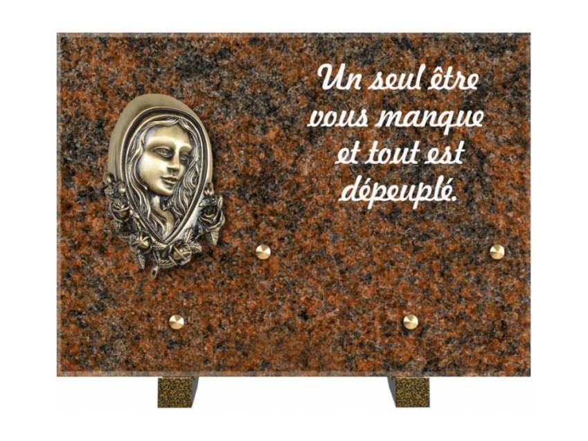 Granite Rectangle Aesthetic Plaque.