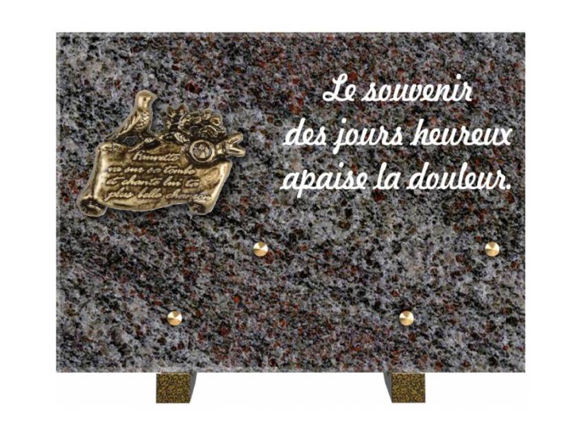 Granite Rectangle Aesthetic Plaque.