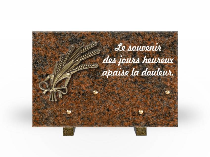 Granite Rectangle Aesthetic Plaque.