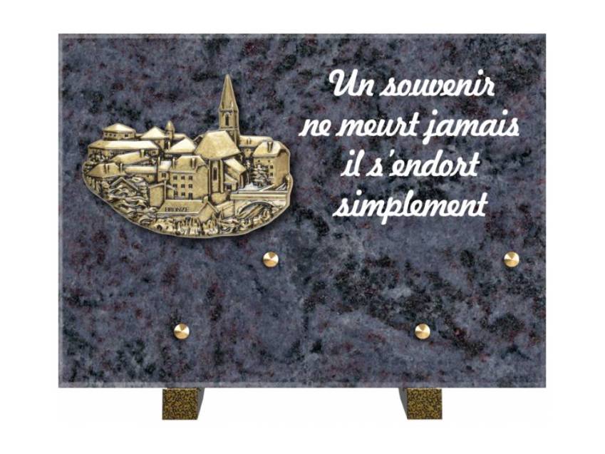 Granite Rectangle Aesthetic Plaque.