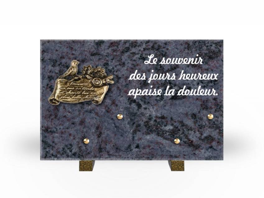 Granite Rectangle Aesthetic Plaque.