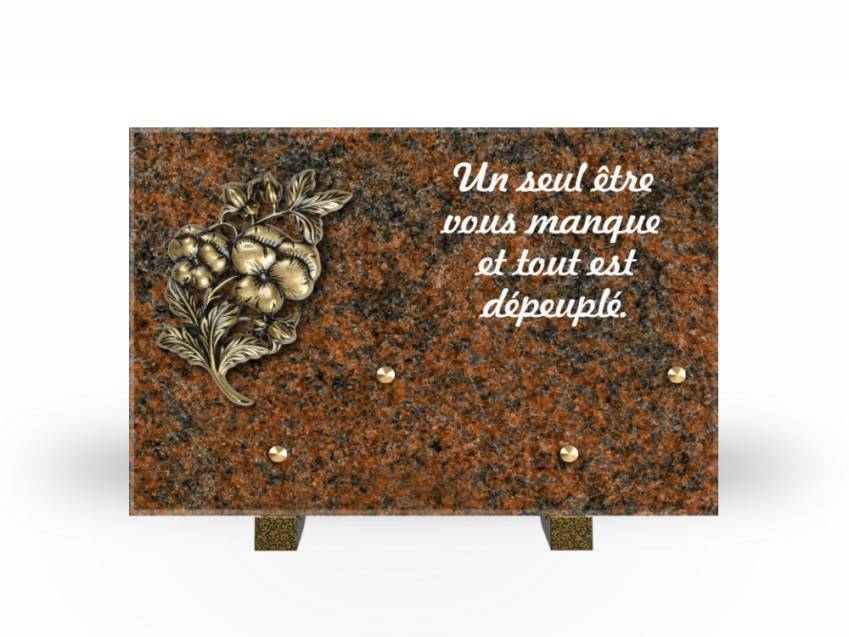 Granite Rectangle Aesthetic Plaque.