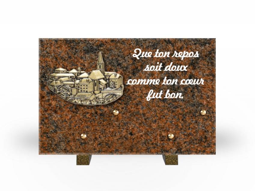 Granite Rectangle Aesthetic Plaque.