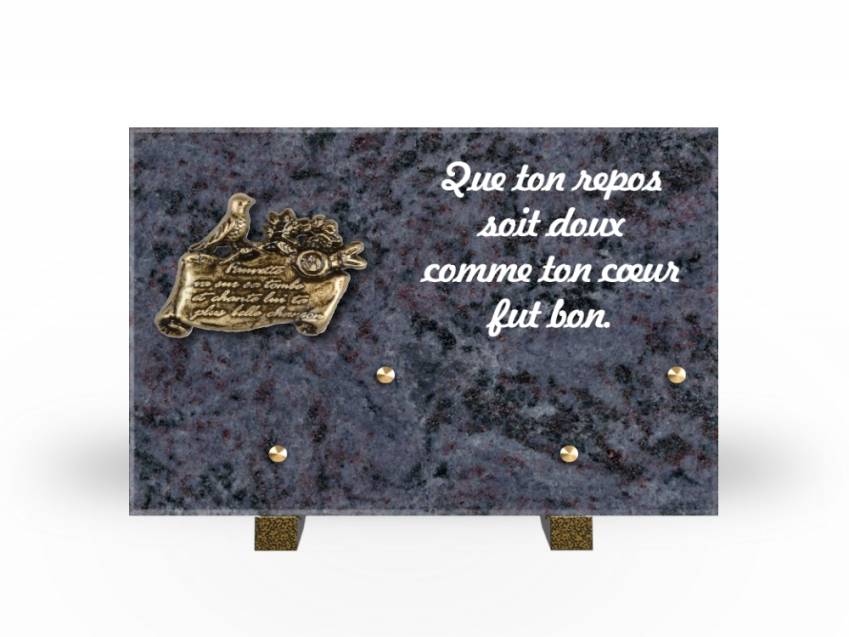 Granite Rectangle Aesthetic Plaque.