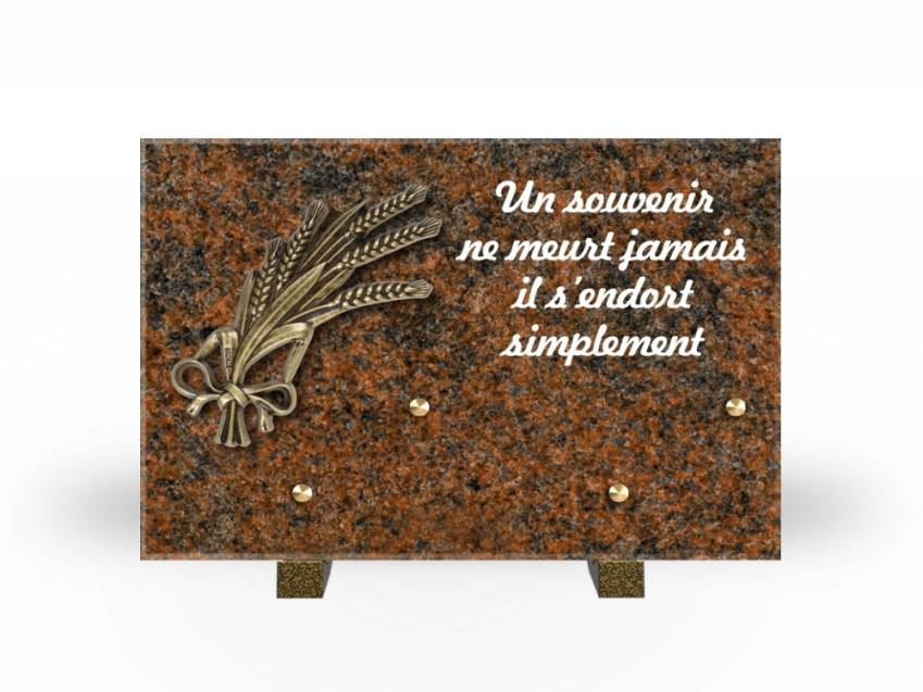 Granite Rectangle Aesthetic Plaque.