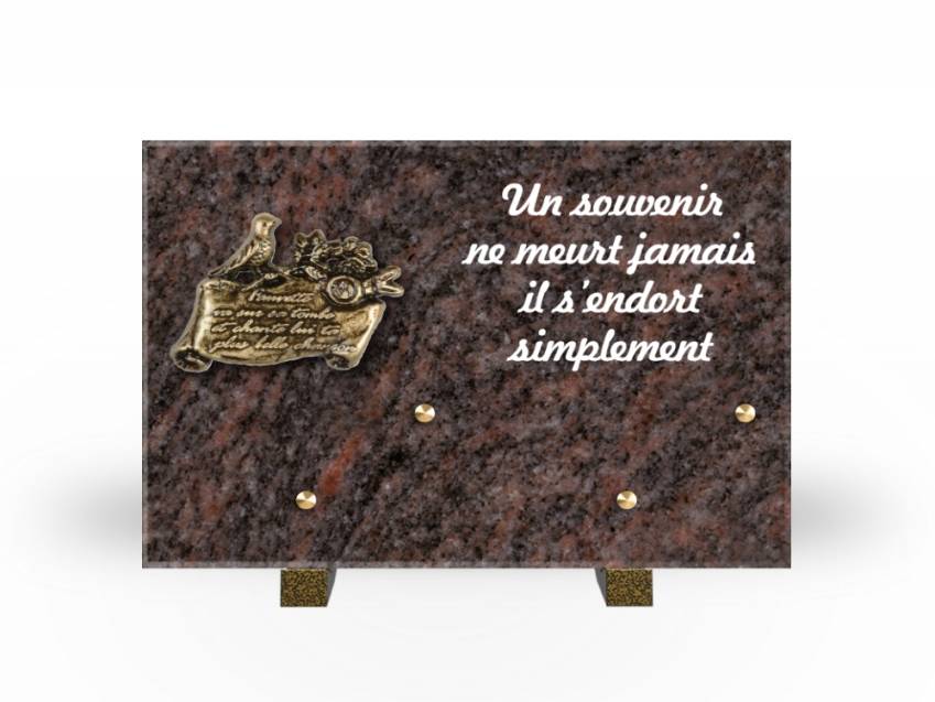 Granite Rectangle Aesthetic Plaque.