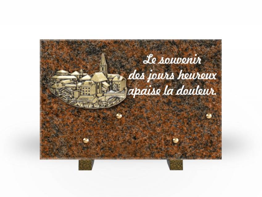 Granite Rectangle Aesthetic Plaque.