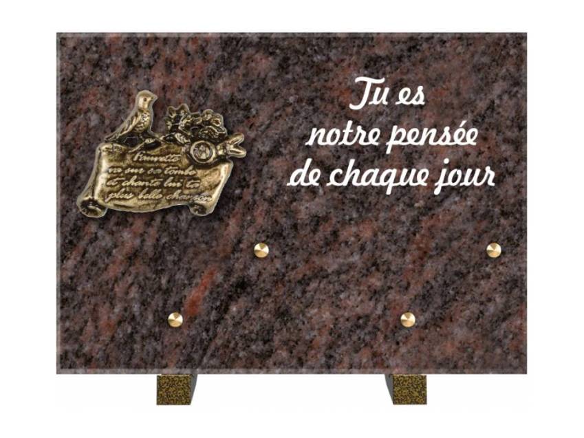 Granite Rectangle Aesthetic Plaque.