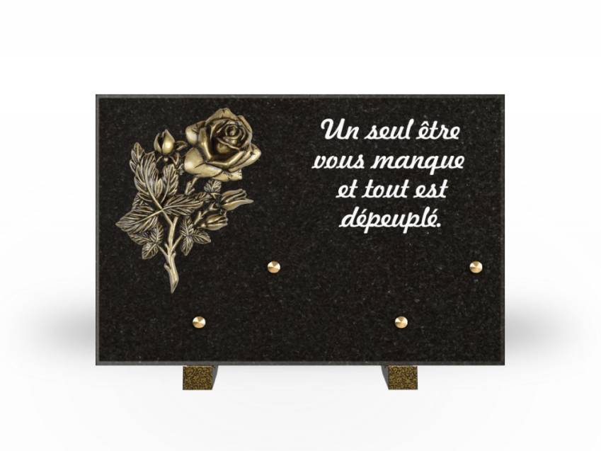 Granite Rectangle Aesthetic Plaque.