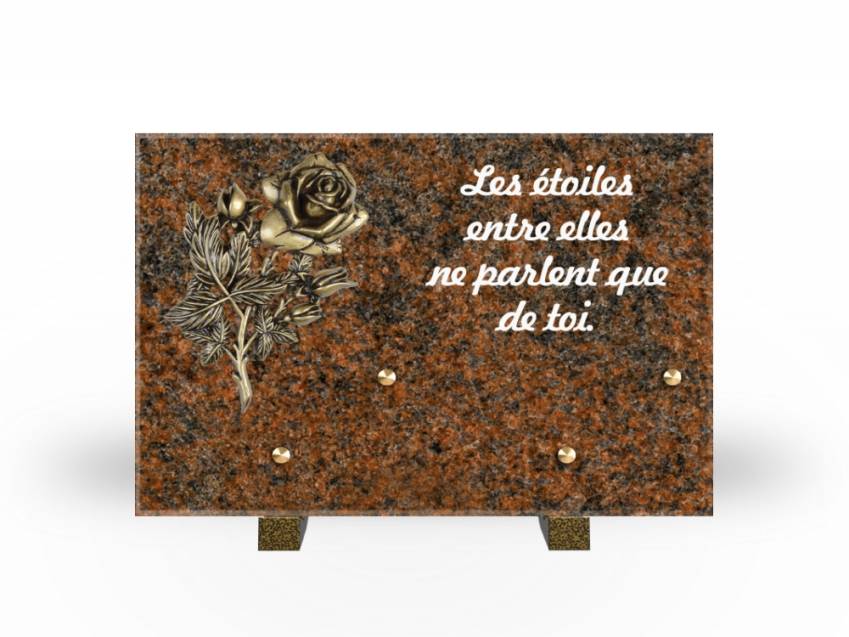 Granite Rectangle Aesthetic Plaque.