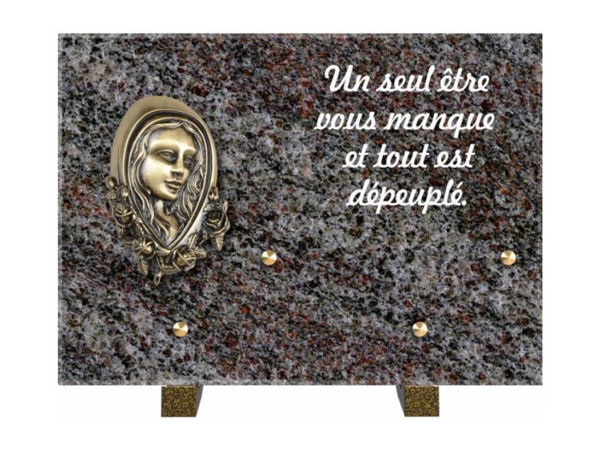 Granite Rectangle Aesthetic Plaque.