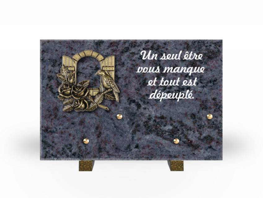 Granite Rectangle Aesthetic Plaque.