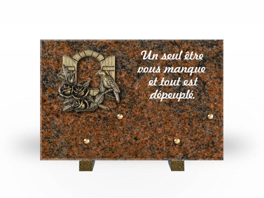 Granite Rectangle Aesthetic Plaque.