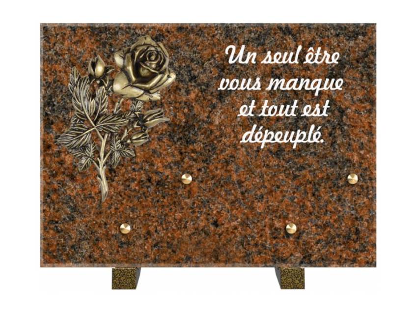 Granite Rectangle Aesthetic Plaque.