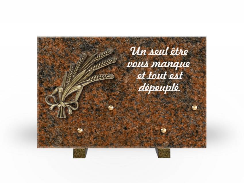 Granite Rectangle Aesthetic Plaque.