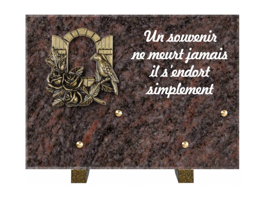 Granite Rectangle Aesthetic Plaque.