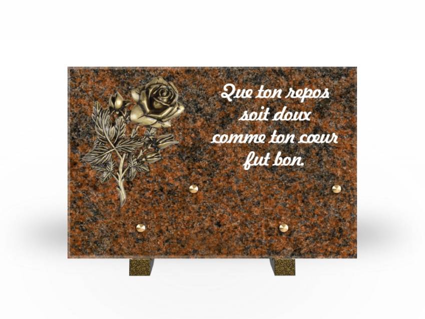 Granite Rectangle Aesthetic Plaque.