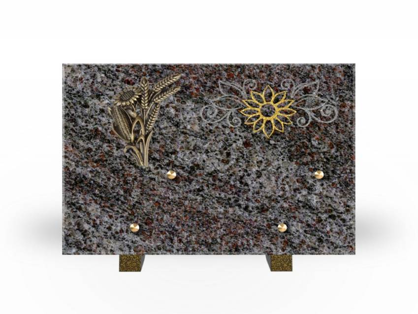 Plaque Granit Rectangle souvenir