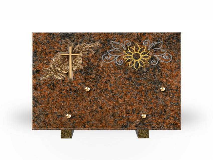 Plaque Granit Rectangle souvenir