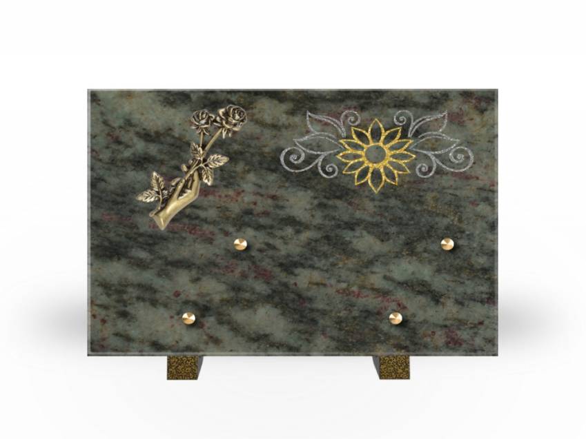 Plaque Granit Rectangle souvenir