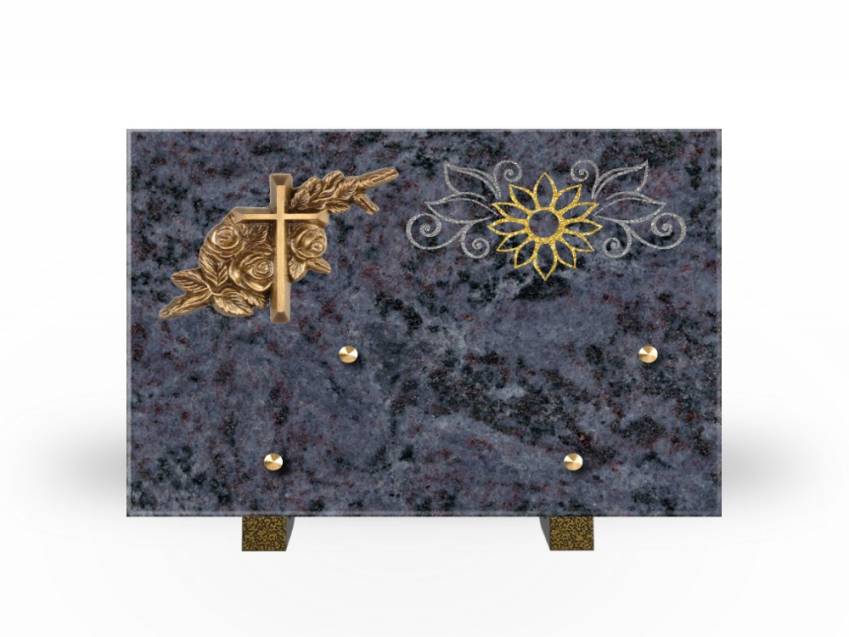 Plaque Granit Rectangle souvenir